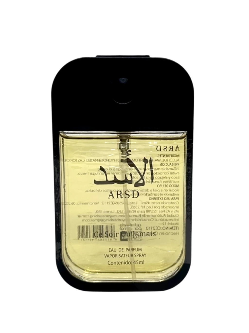Perfume Arsd negro 45ml